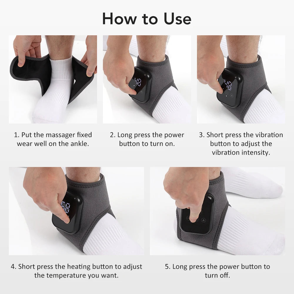 Hailicare Heated Ankle Brace For Sprain Relief And Joint Support