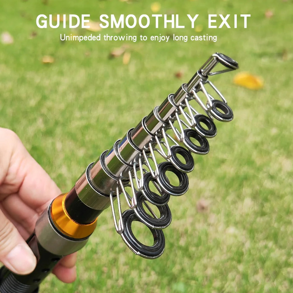 Portable Telescopic Fishing Rod For Carp And Spinning Travel