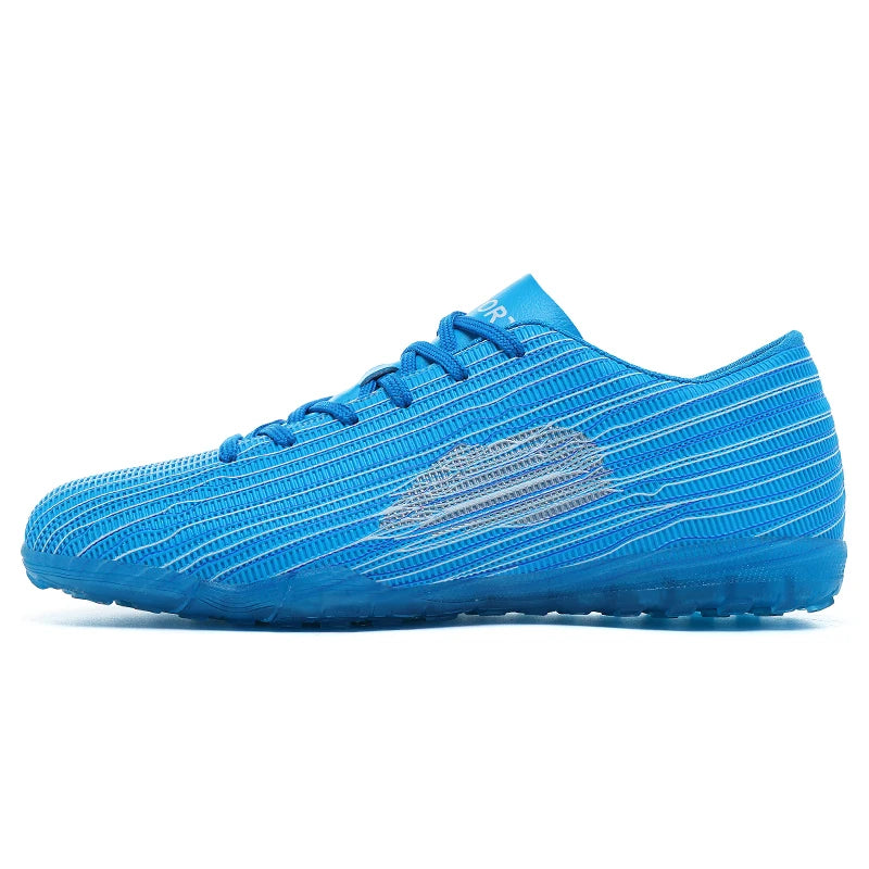 Yuyin Breathable Microfiber Soccer Shoes Turf Cleats Outdoor Training