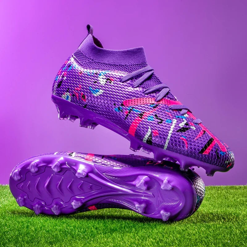 Yuyin Professional Outdoor Soccer Shoes Breathable Football Boots